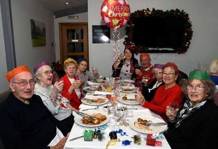 The Elsenham golf club hosts the dinner and people can anonymously buy a seat at the table for deserving guests