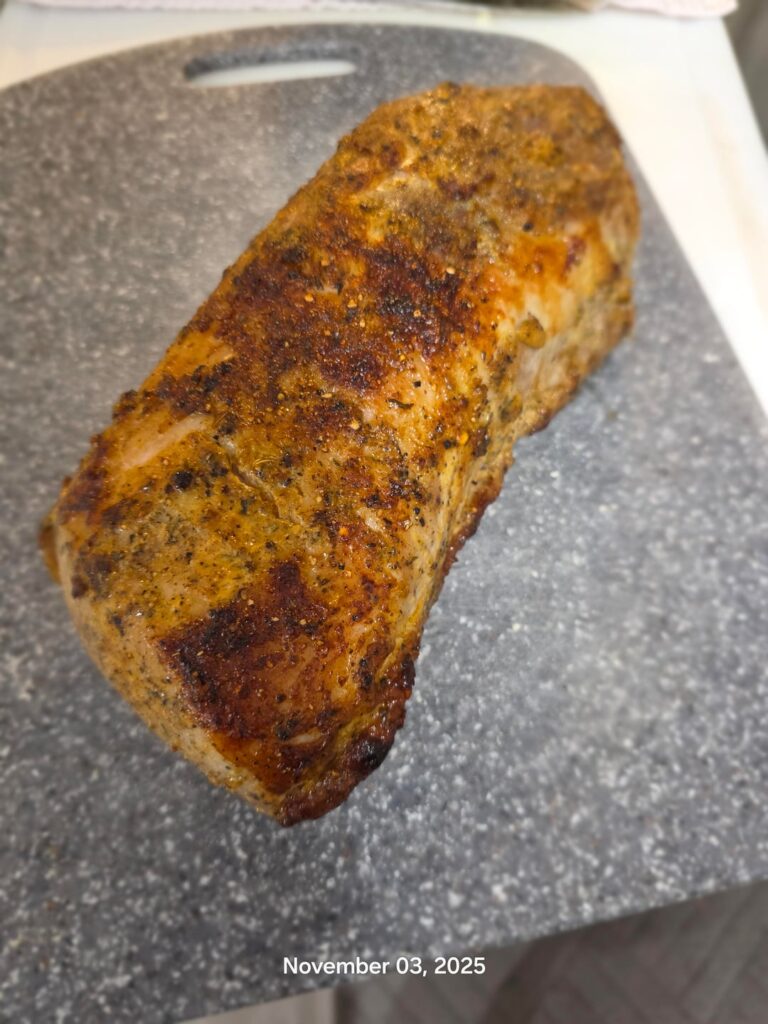Pork loin 137° for 3 hours