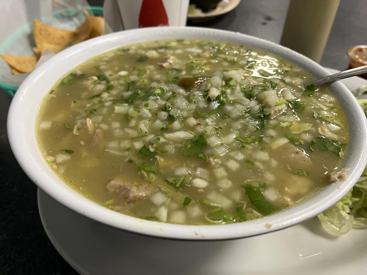 It’s rainy in LA county had to go get some pozole to keep warm