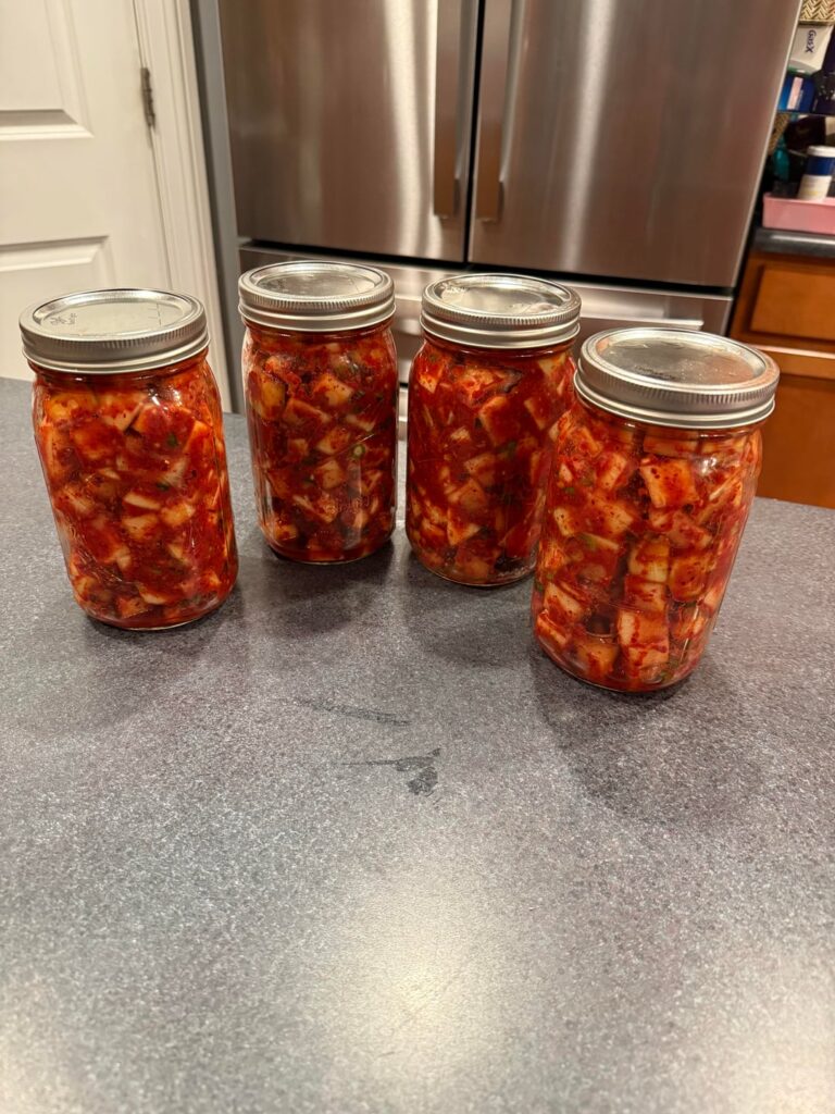 Kkakdugi, in time for Thanksgiving dinner