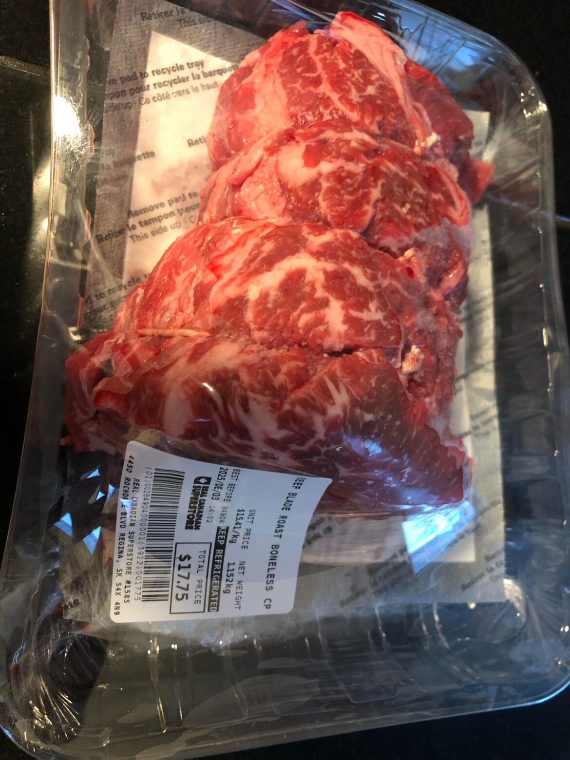 Blade roast - temp/time?