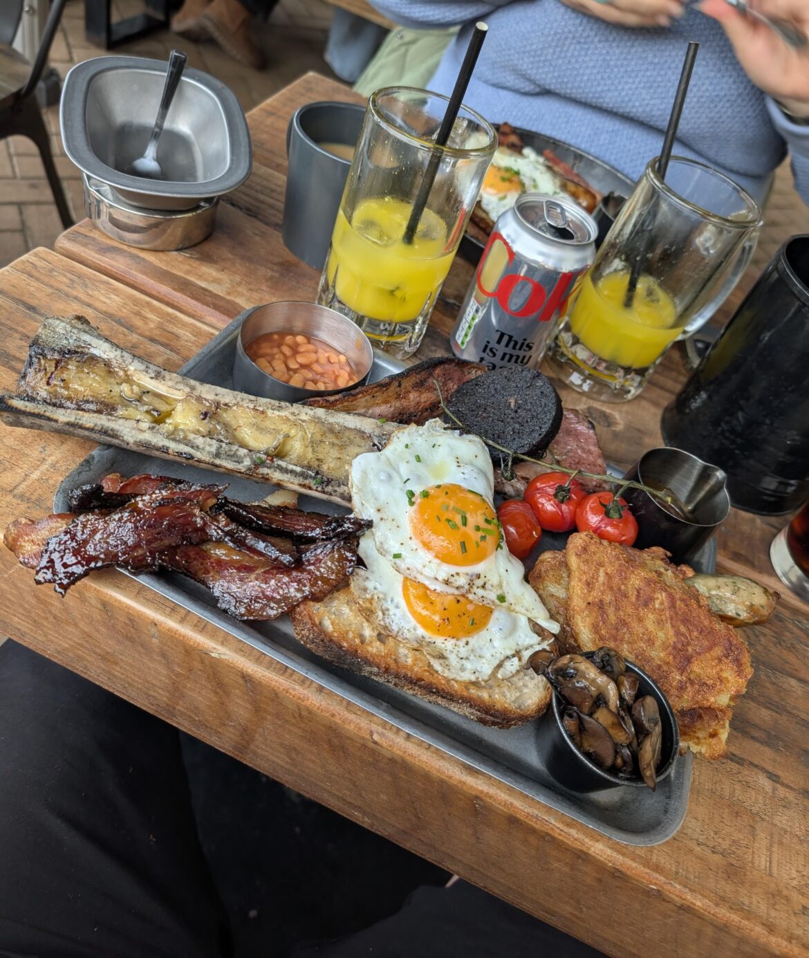 Fry up from Salt Shed on Brighton beach