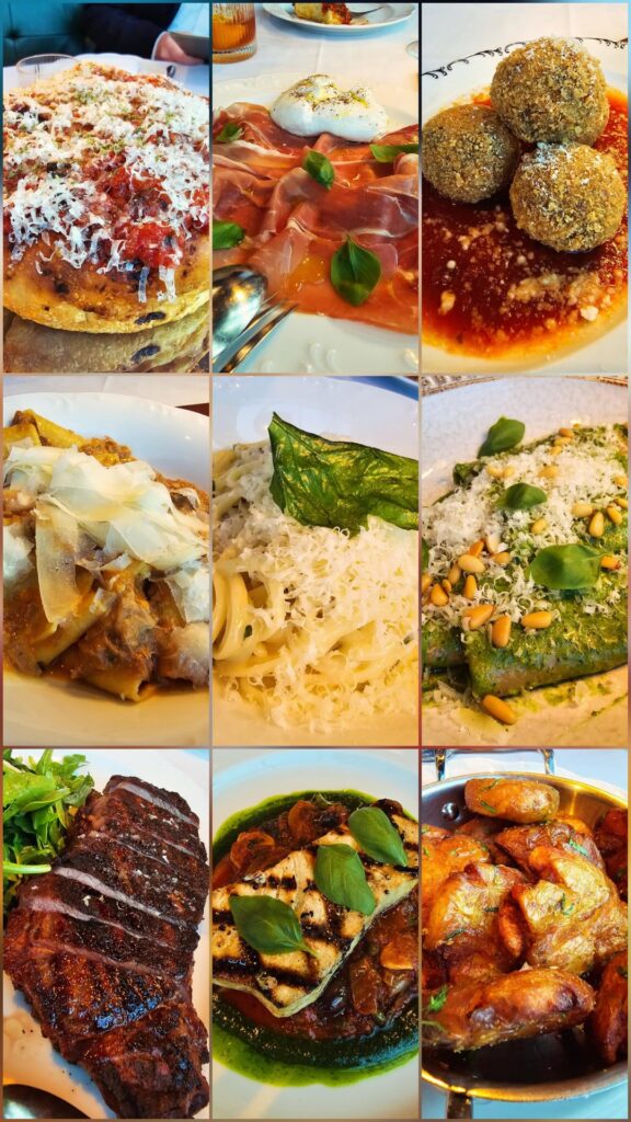 Tre Dita italian dinner. The lemon pasta!