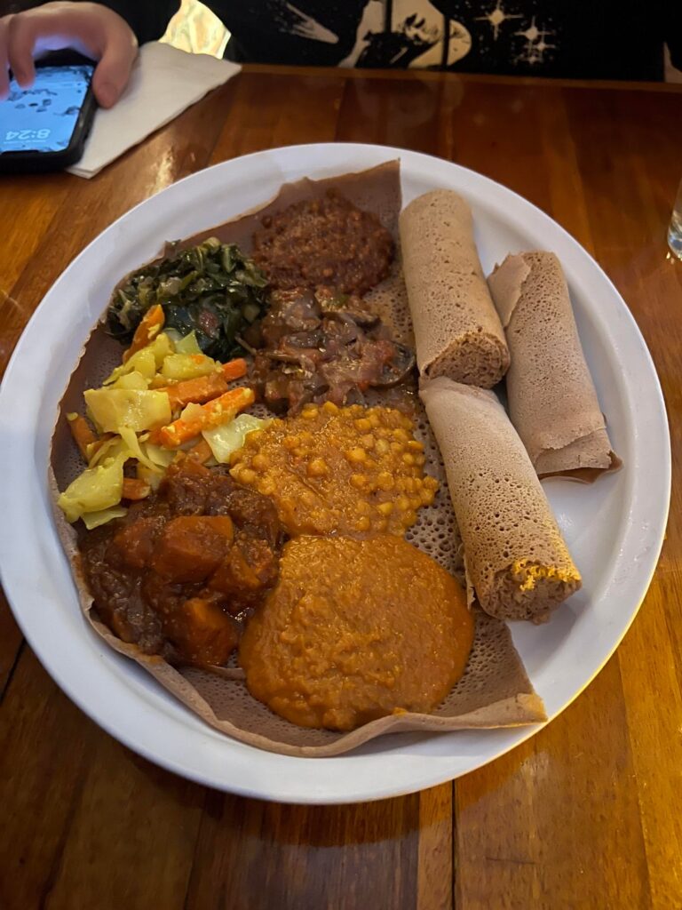 Beautiful meal at Bunna Cafe