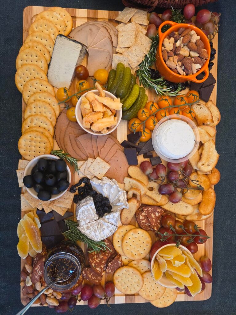 The spread. All vegan