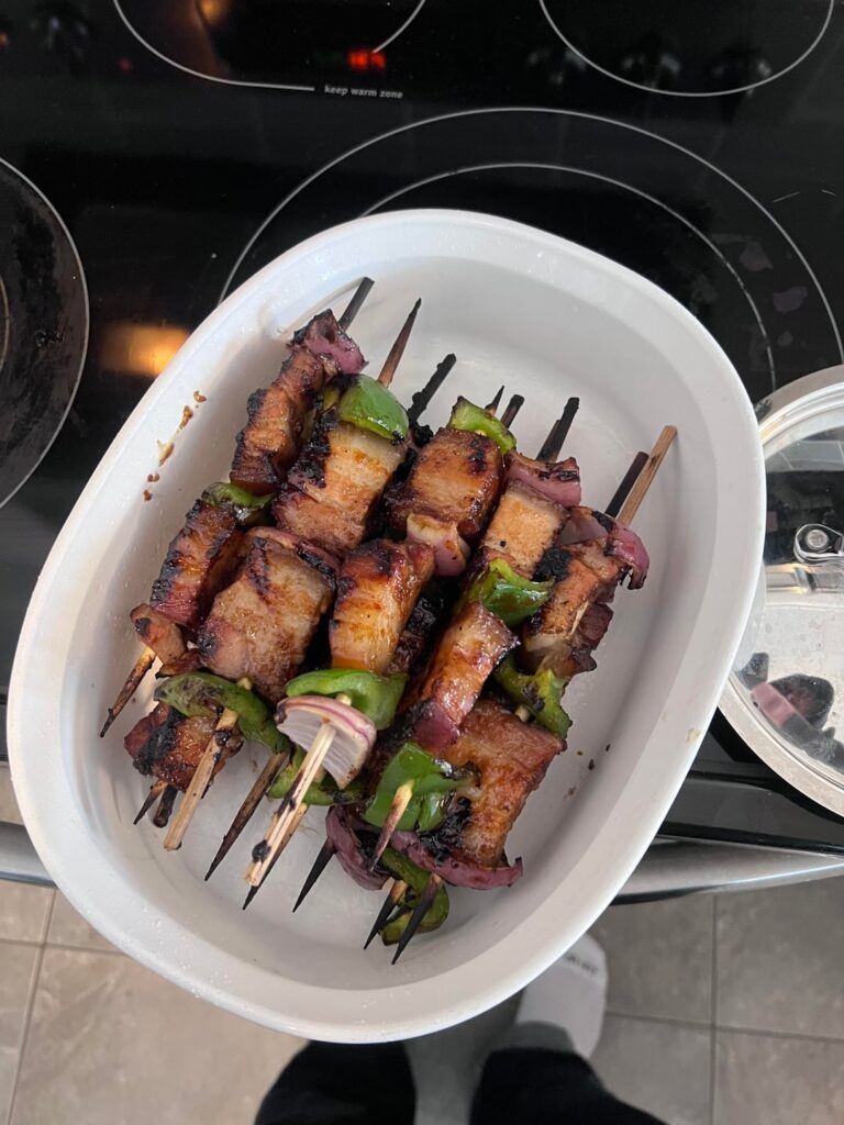Pork Belly Kebabs