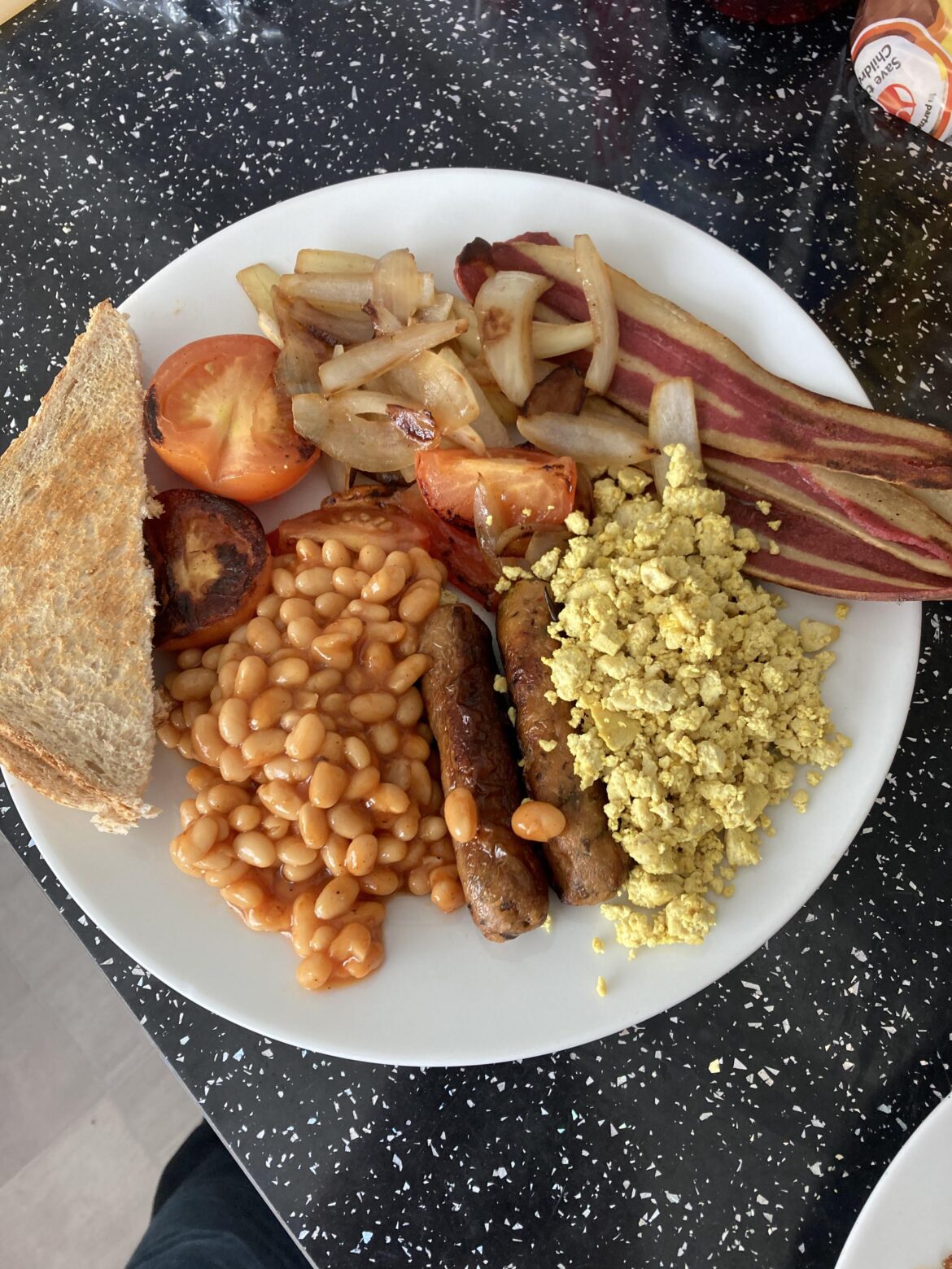 Vegan fry up