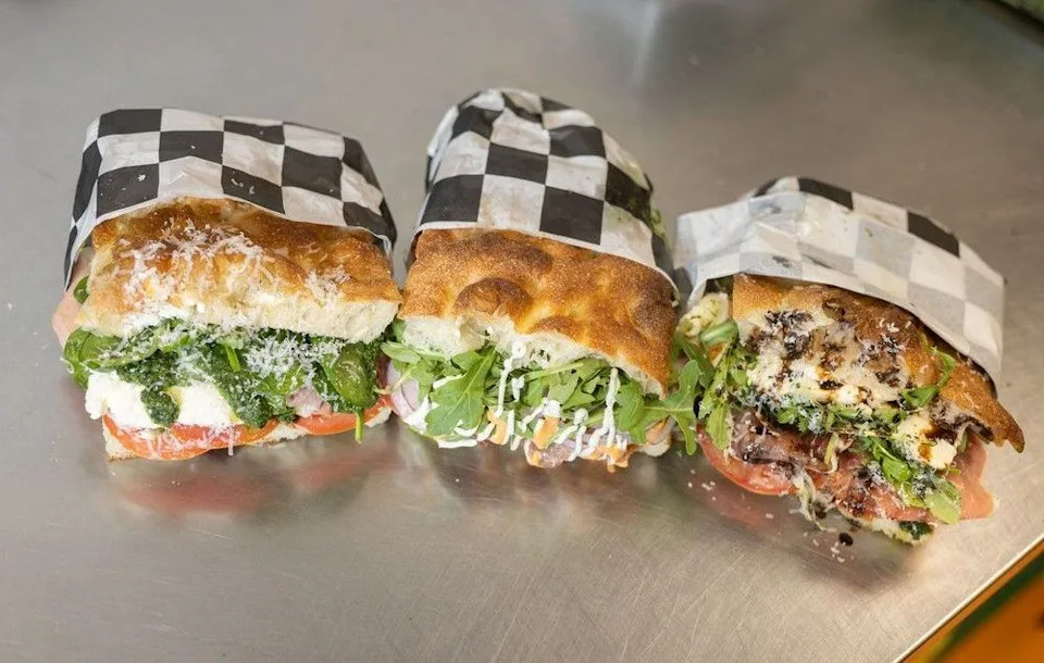 Fenoma Kitchen’s Mortadella 2.0, Chef’s Choice, and Parma Queen sandwiches. Brent Calver/Postmedia