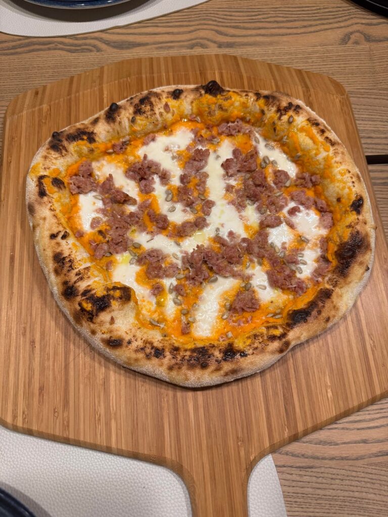 Sweet potatoes and Italian sausage