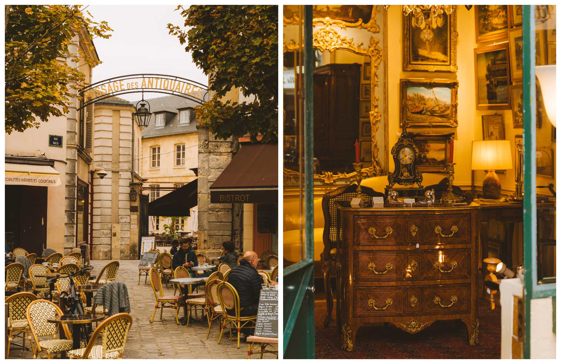 The Antiques Dealers' Quarter of Versailles town. © Joann Pai/The MICHELIN Guide