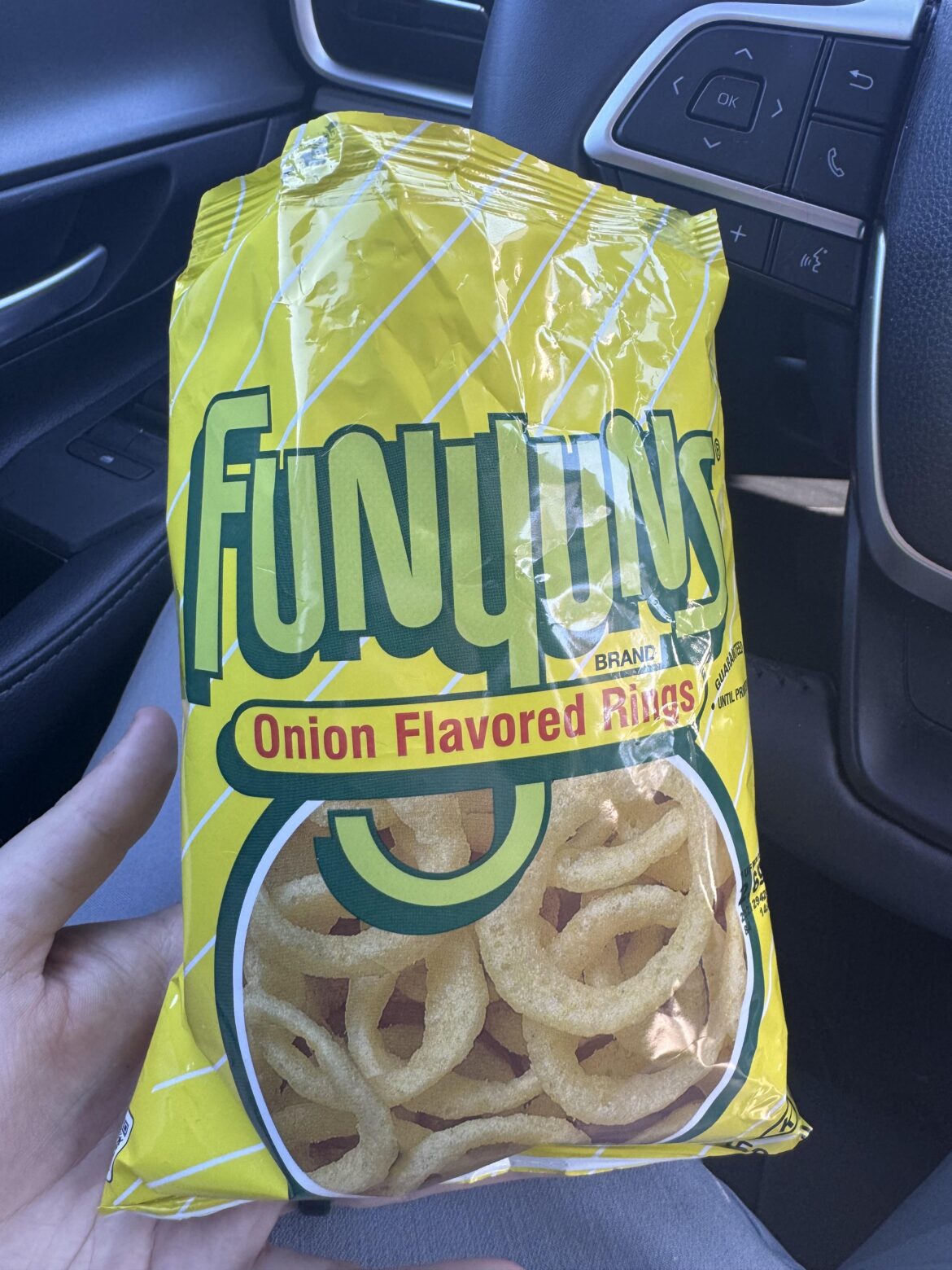 What is everyone’s favorite onion themed gas station snack?