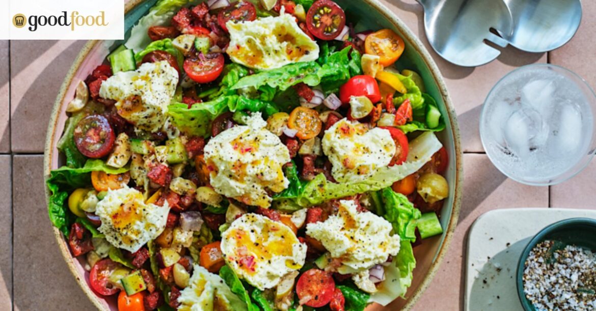 Chopped salad recipe with Italian dressing Chopped salad recipe with Italian dressing