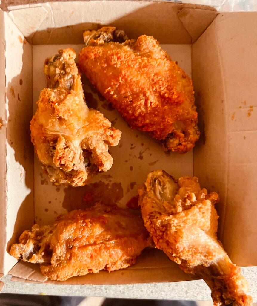 Dry rub buffalo Wings from QuickTrip