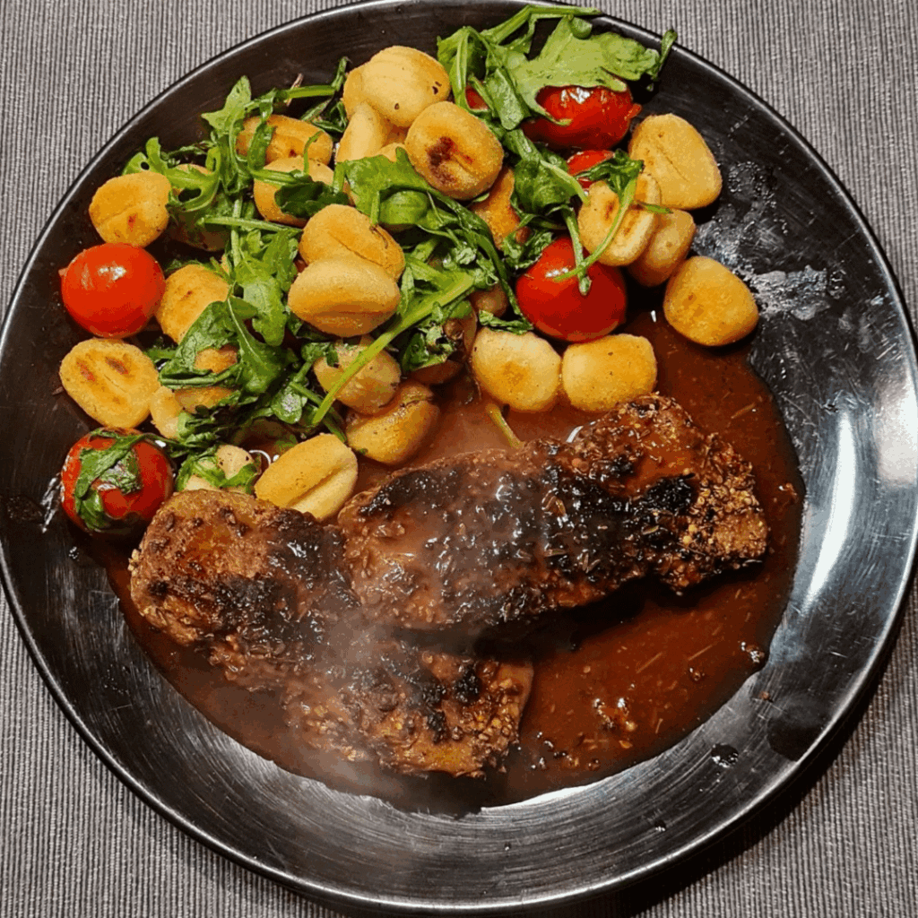 Virginia Steak With Redwine-Jus