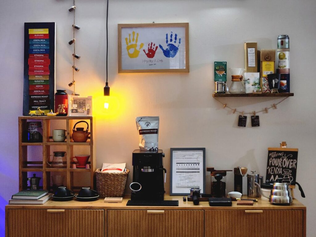 Improving my coffee station is fun!