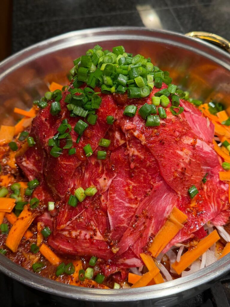 I made spicy bean sprout bulgogi