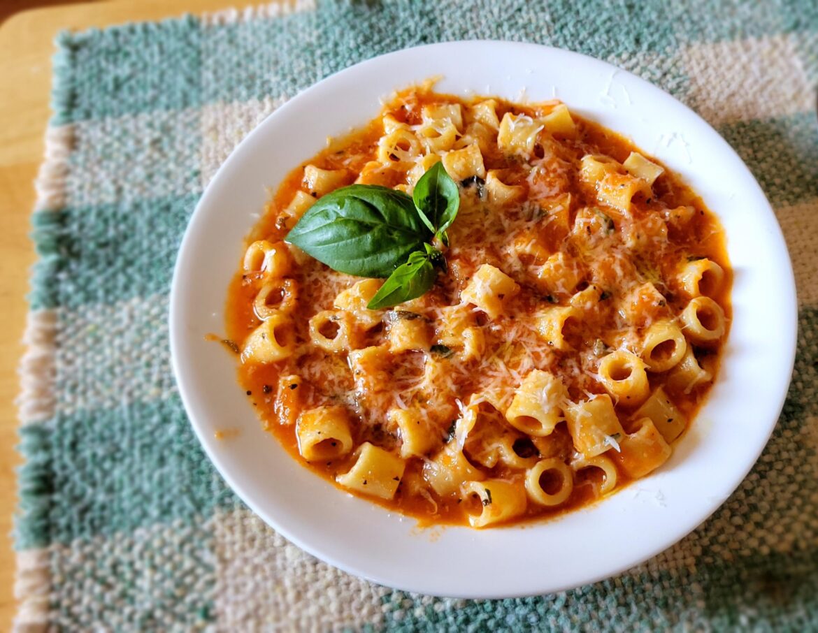 Pasta Risottata al Pomodoro e Basilico  -  Homemade Comfort Food aka Lunch