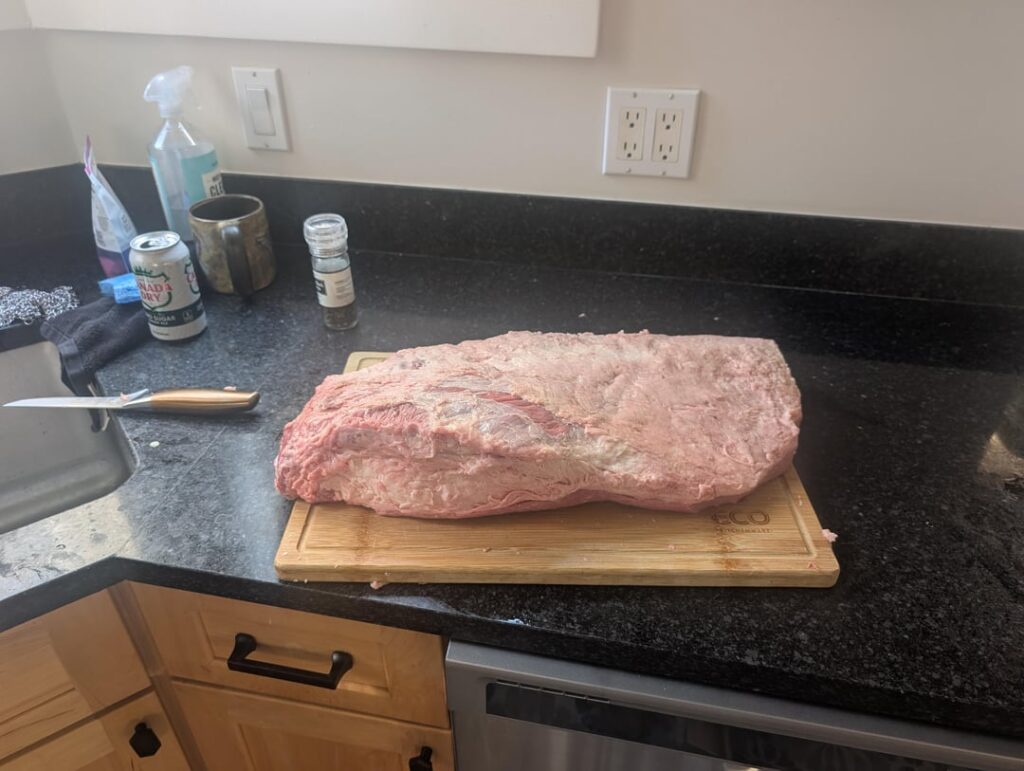 First time brisket. Is this a decent enough trimming?