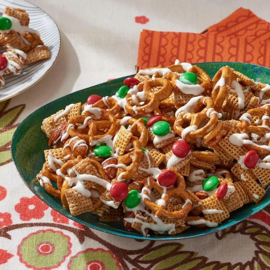 christmas potluck chex mix