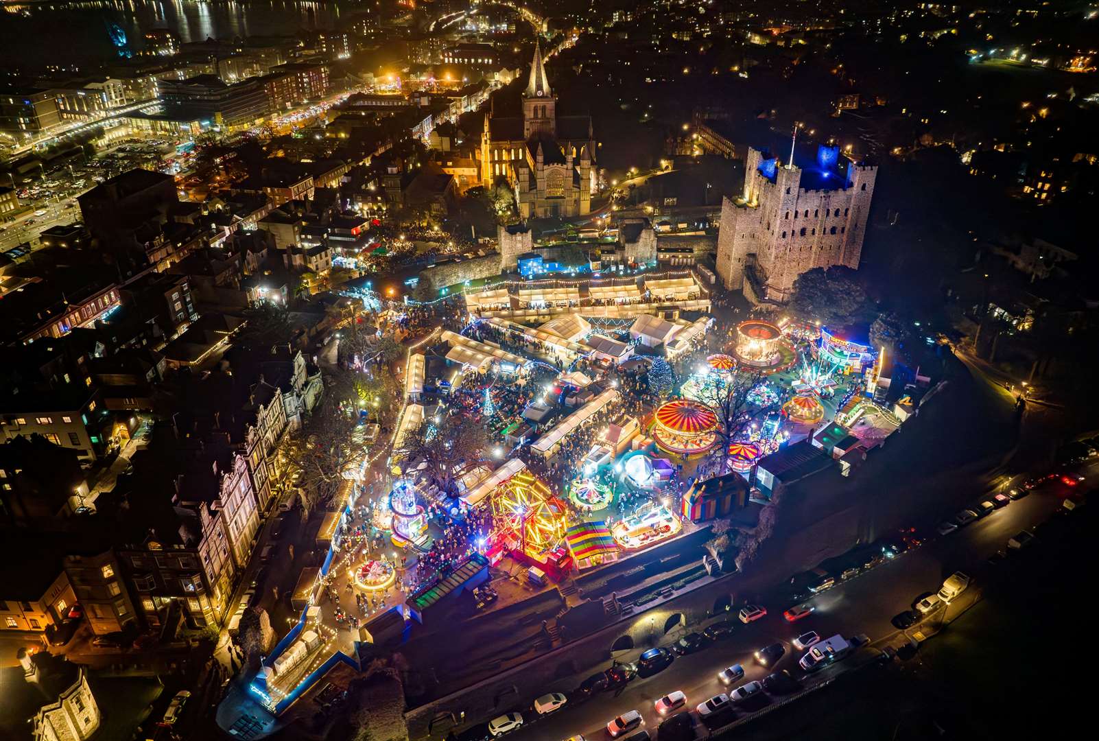 The popular Christmas market returns to Rochester Castle for 2025. Picture: Medway Council