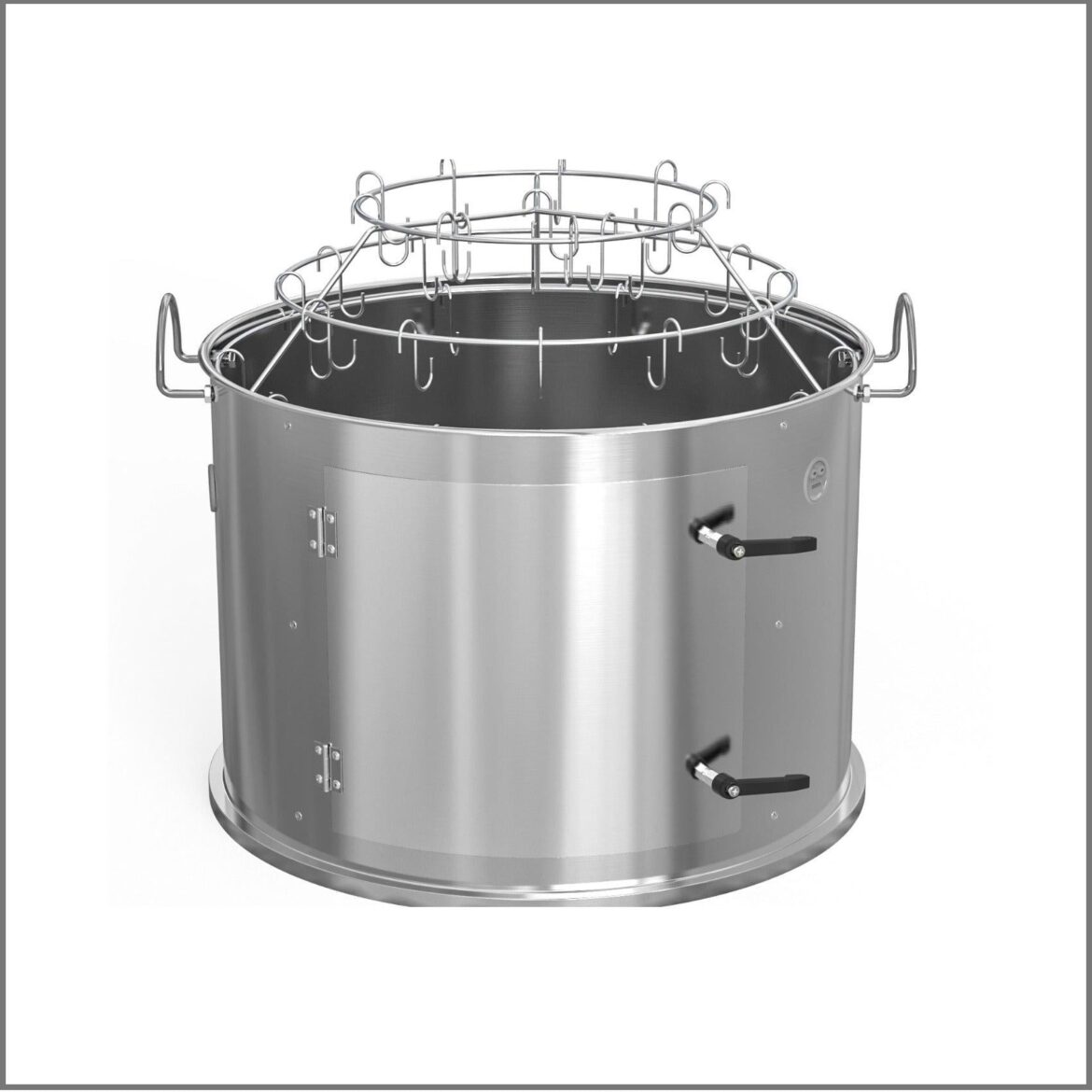 Convert 18” kettle into smoker.