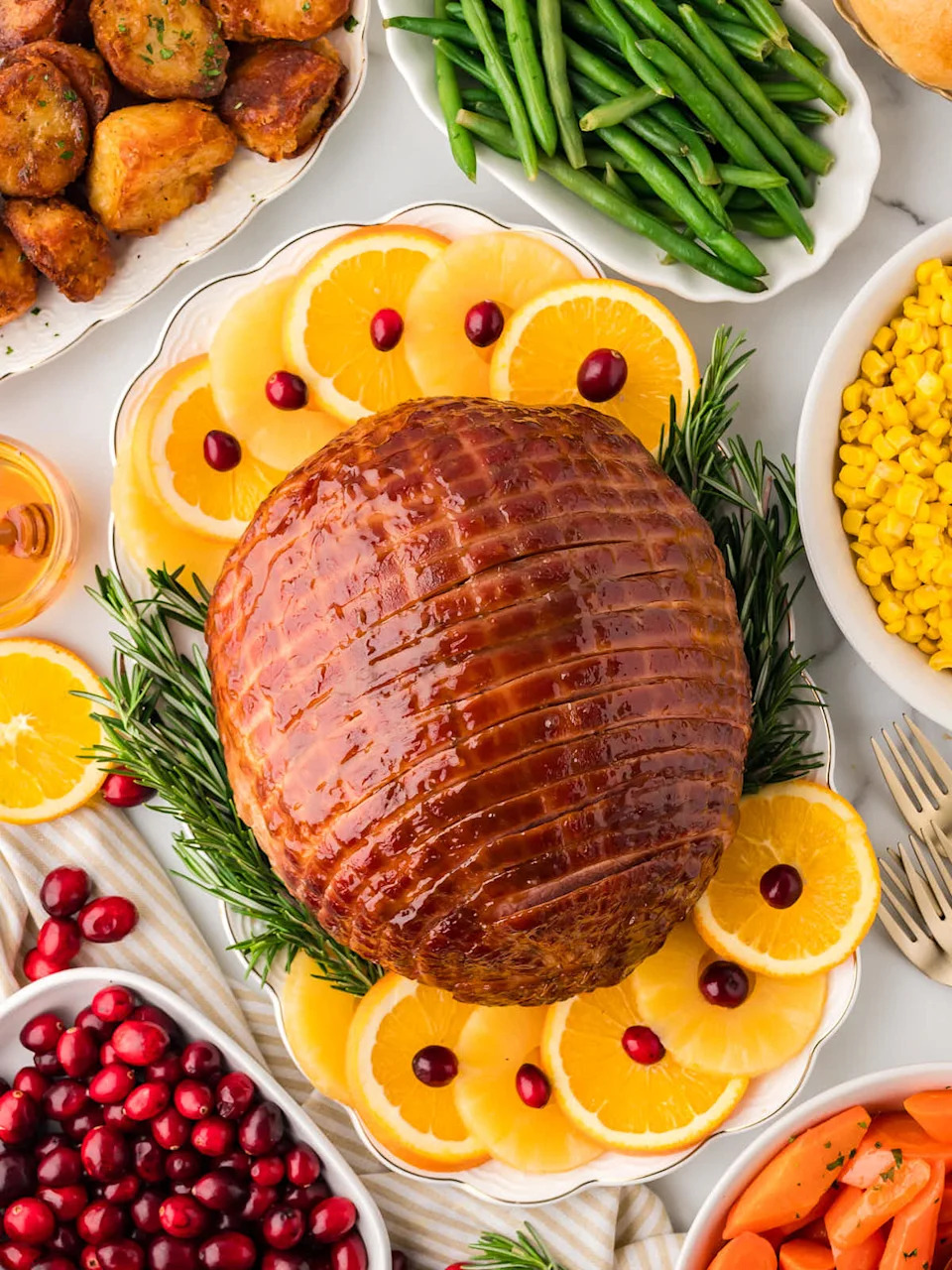 Crock Pot Ham recipe by Cheerful Cook.