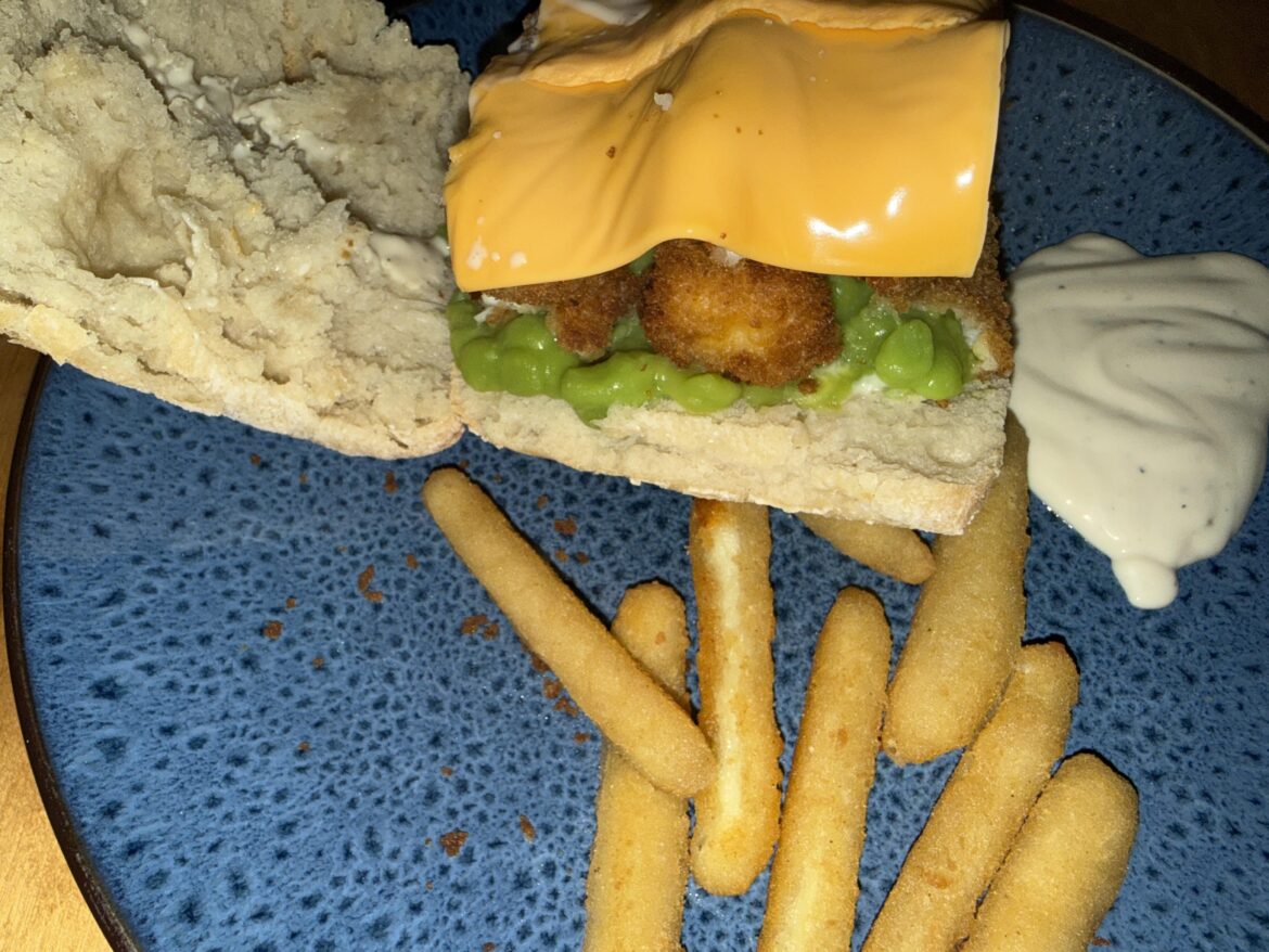 Fish finger sarnie
