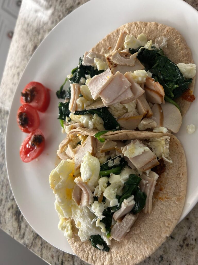 374 calories, kept me very full