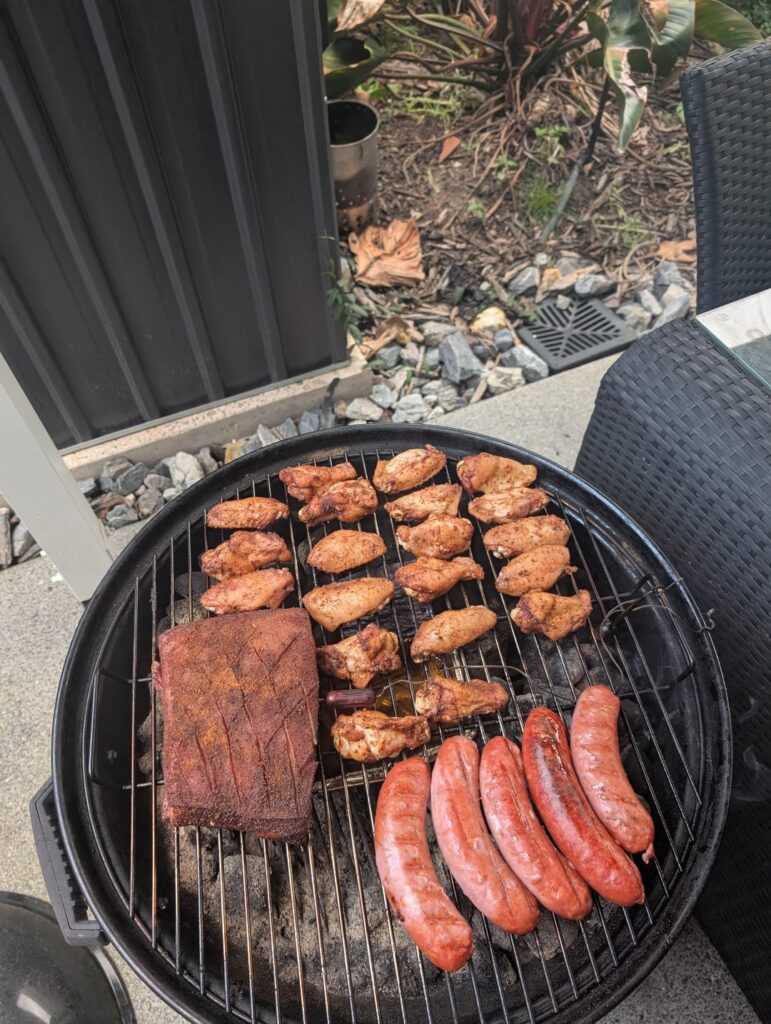 24 hours, 5 cuts of meat, 1 Webber Kettle