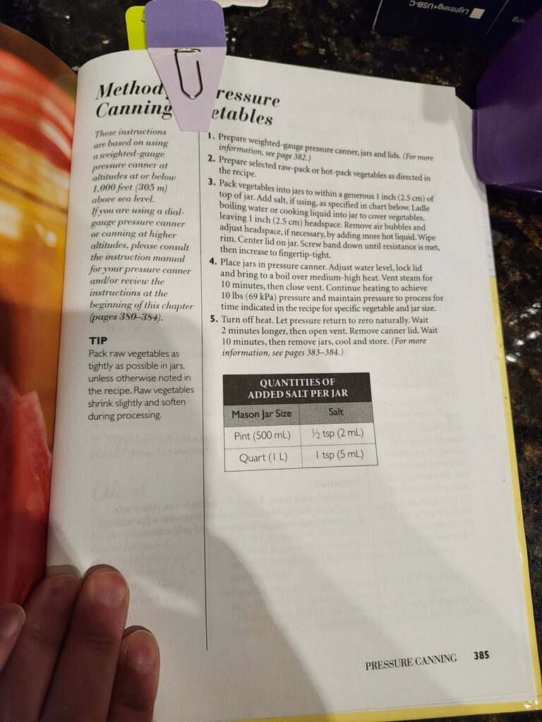 Canned Pumkin siphoning