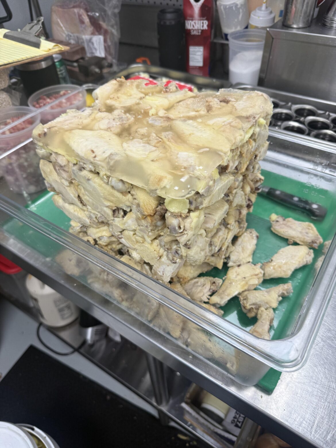 Behold, the chicken cube