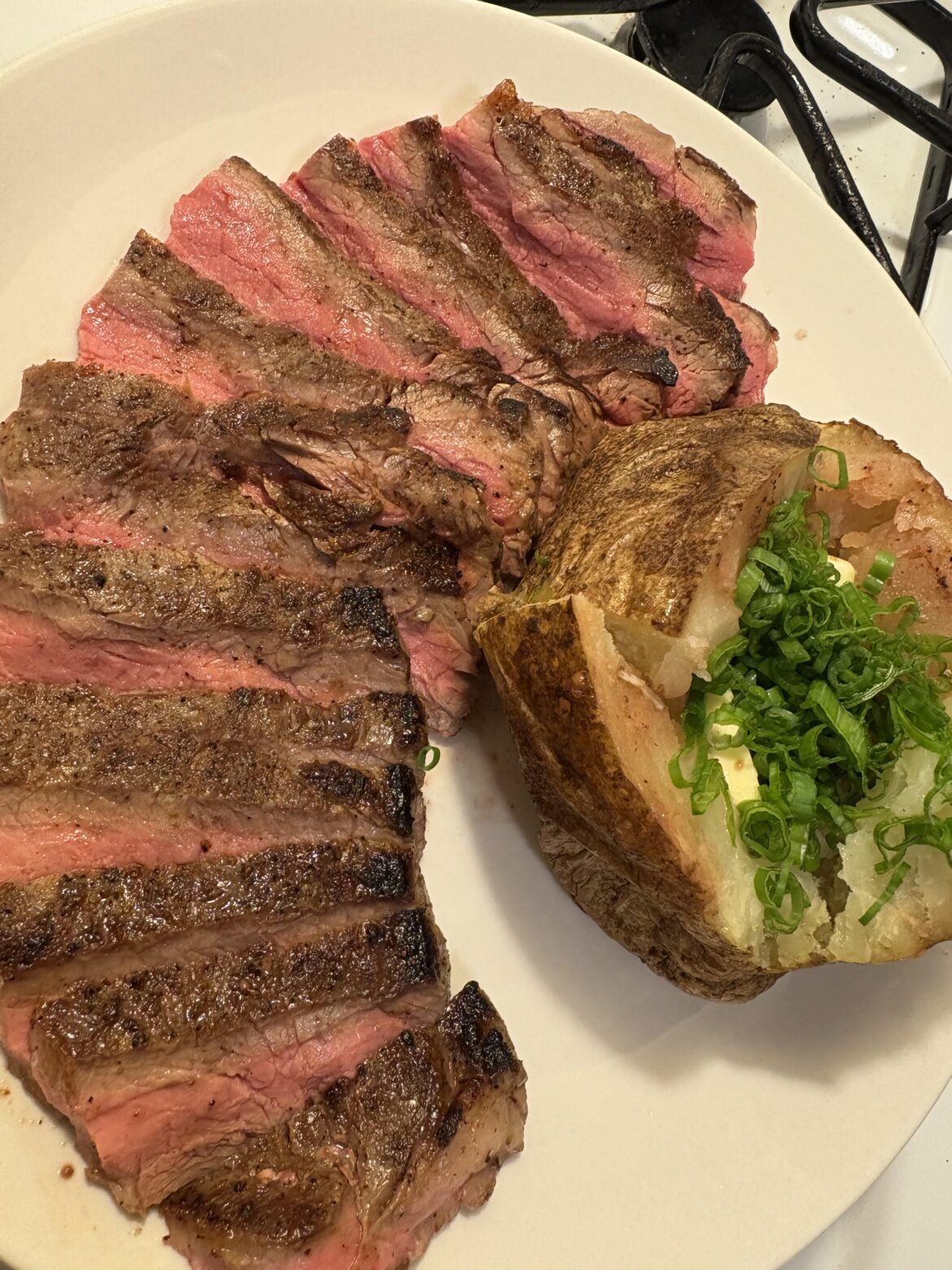 Spending thanksgiving alone, decided to cook a steak