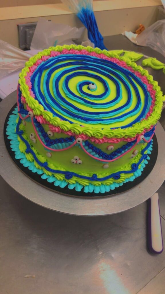 Halloween cakes I did! But frilly