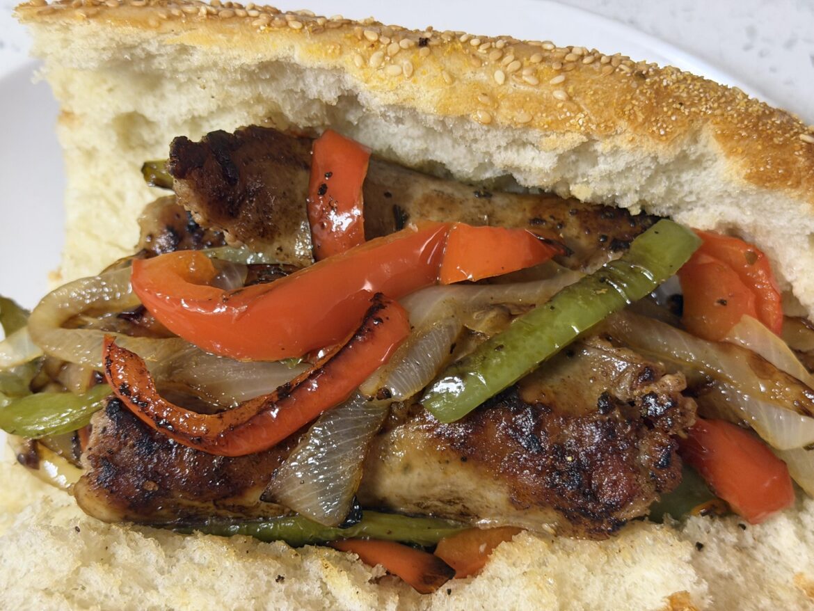 Sausage, onion, & peppers