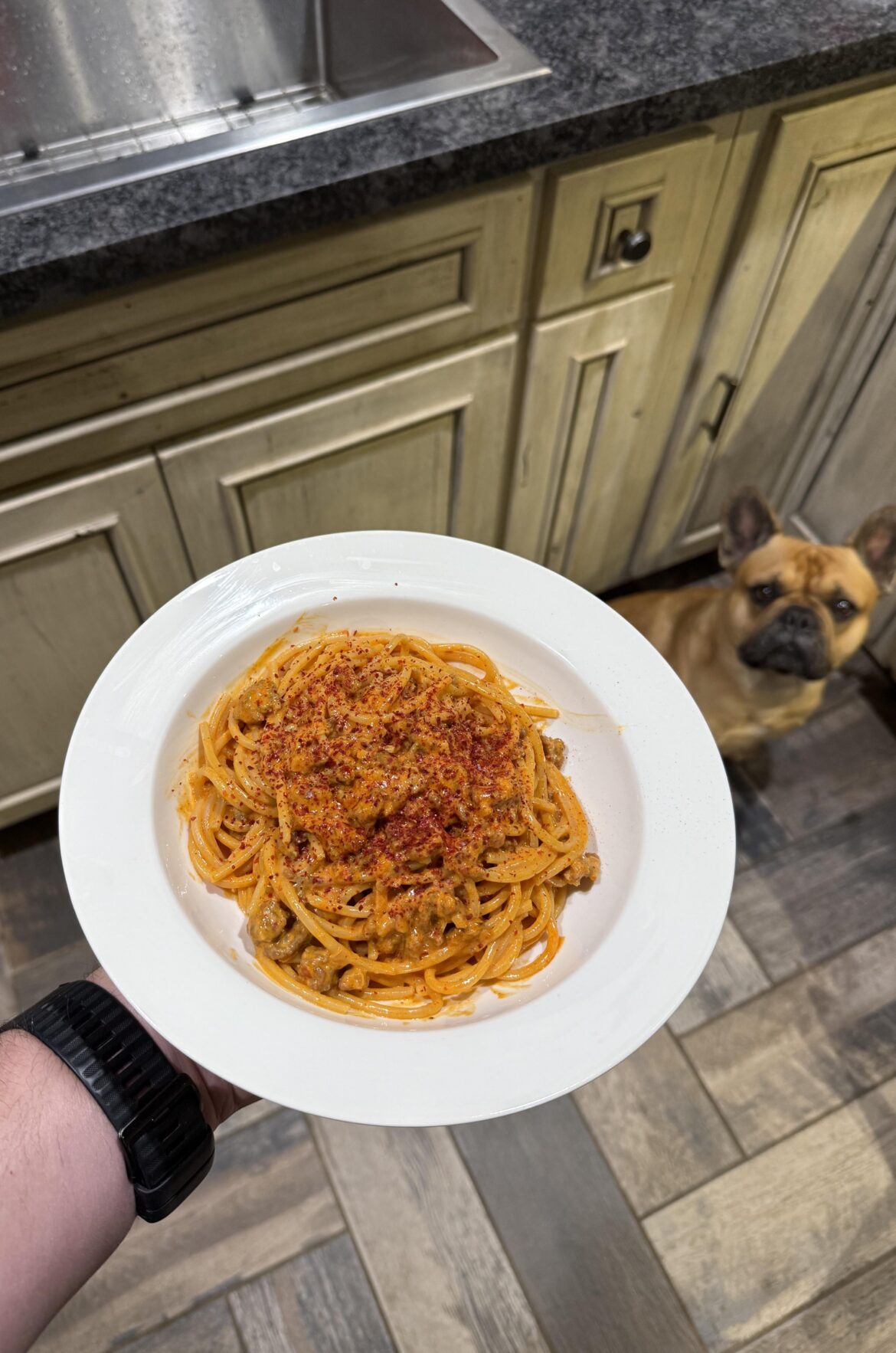 Gochujang & Sausage Pasta 🤷🏻‍♂️