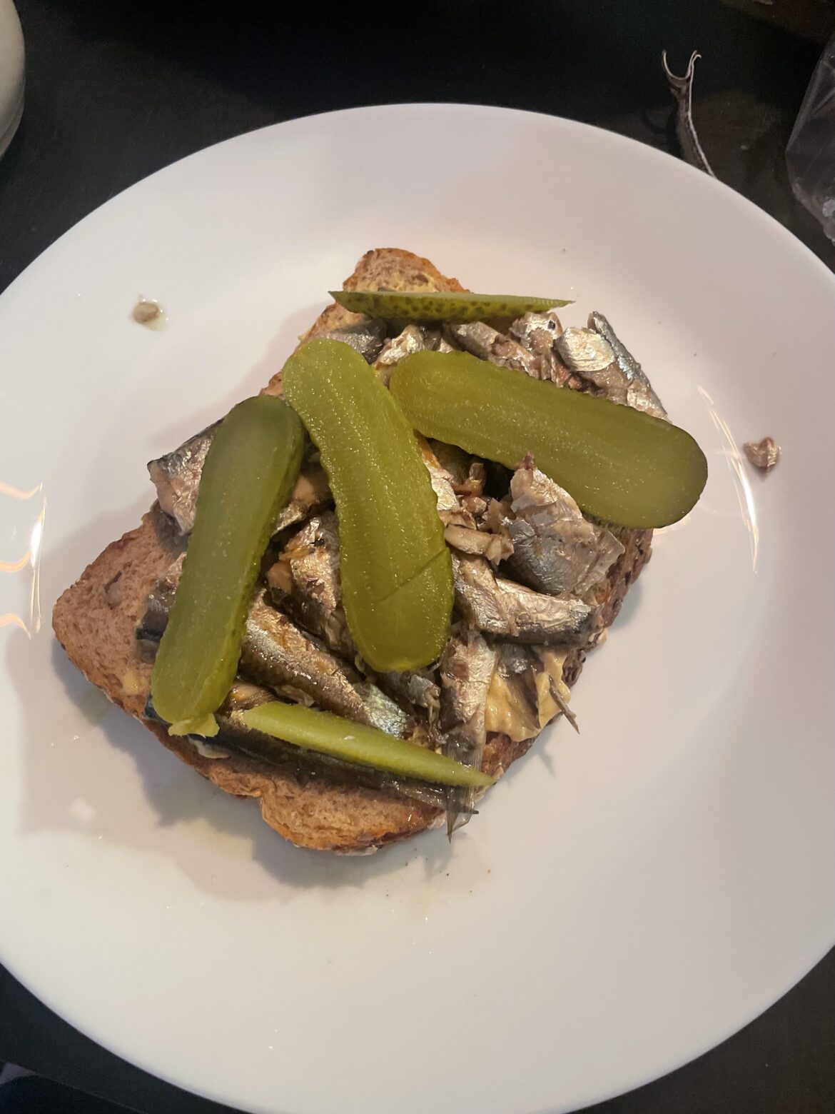 I’m eating this while wearing a wife beater