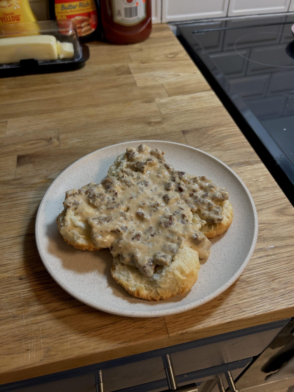 First time making biscuits and gray