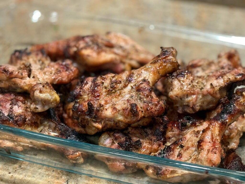 Filleted lemongrass drums