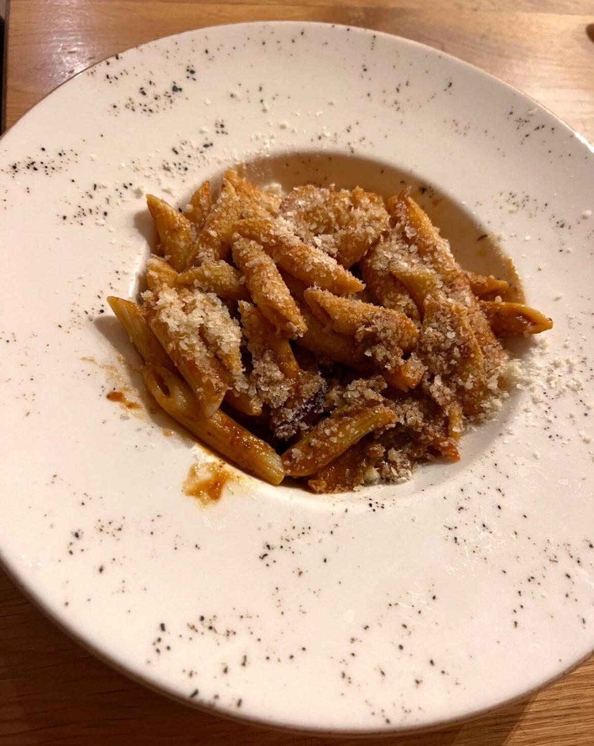 Penne al'amatriciana..