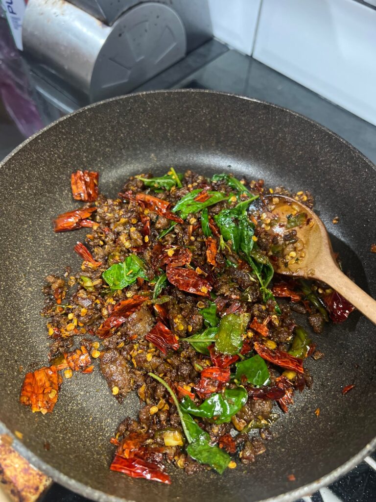 I made Krapow for breakfast