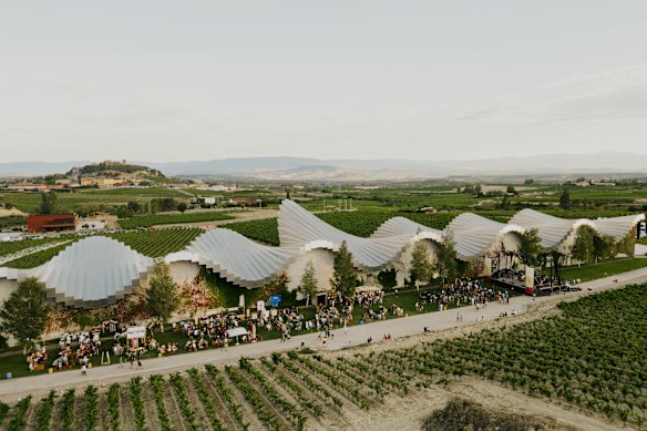 No.3: Bodegas Ysios, at the base of the Sierra de Cantabria in Rioja, Spain.