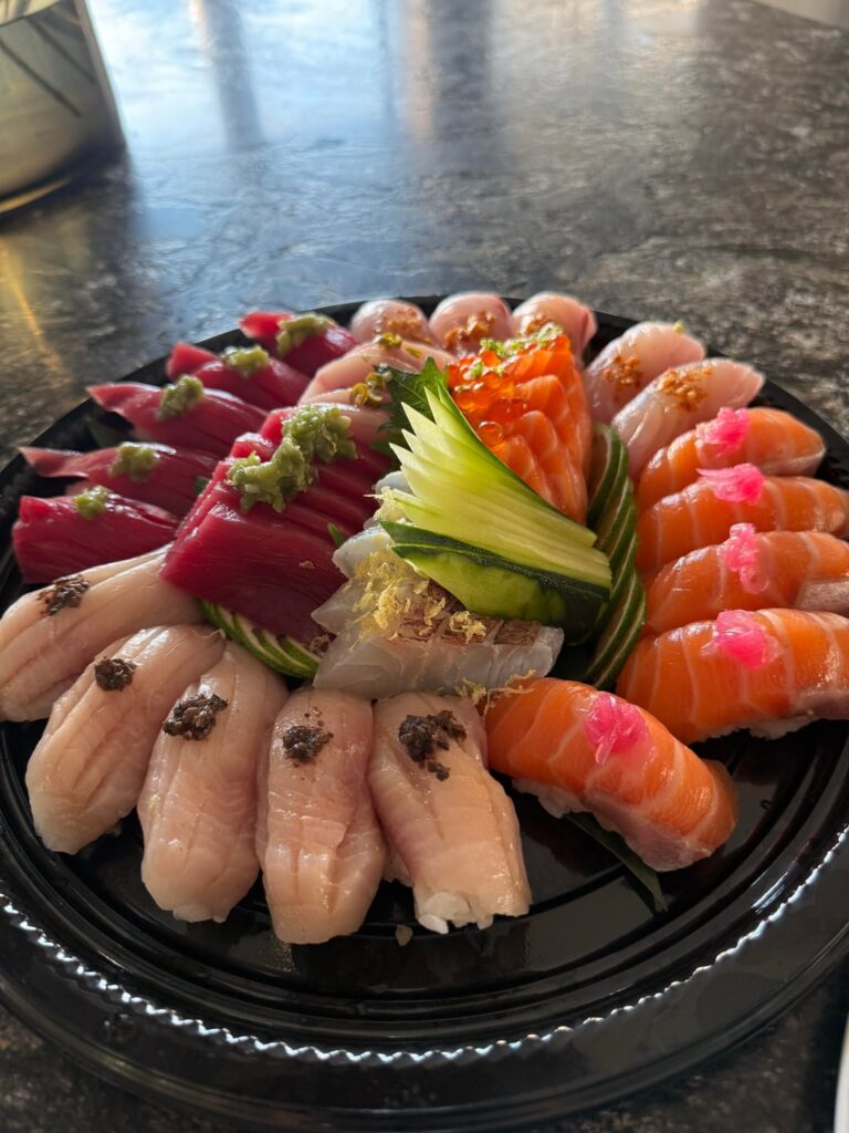 Sushi platter