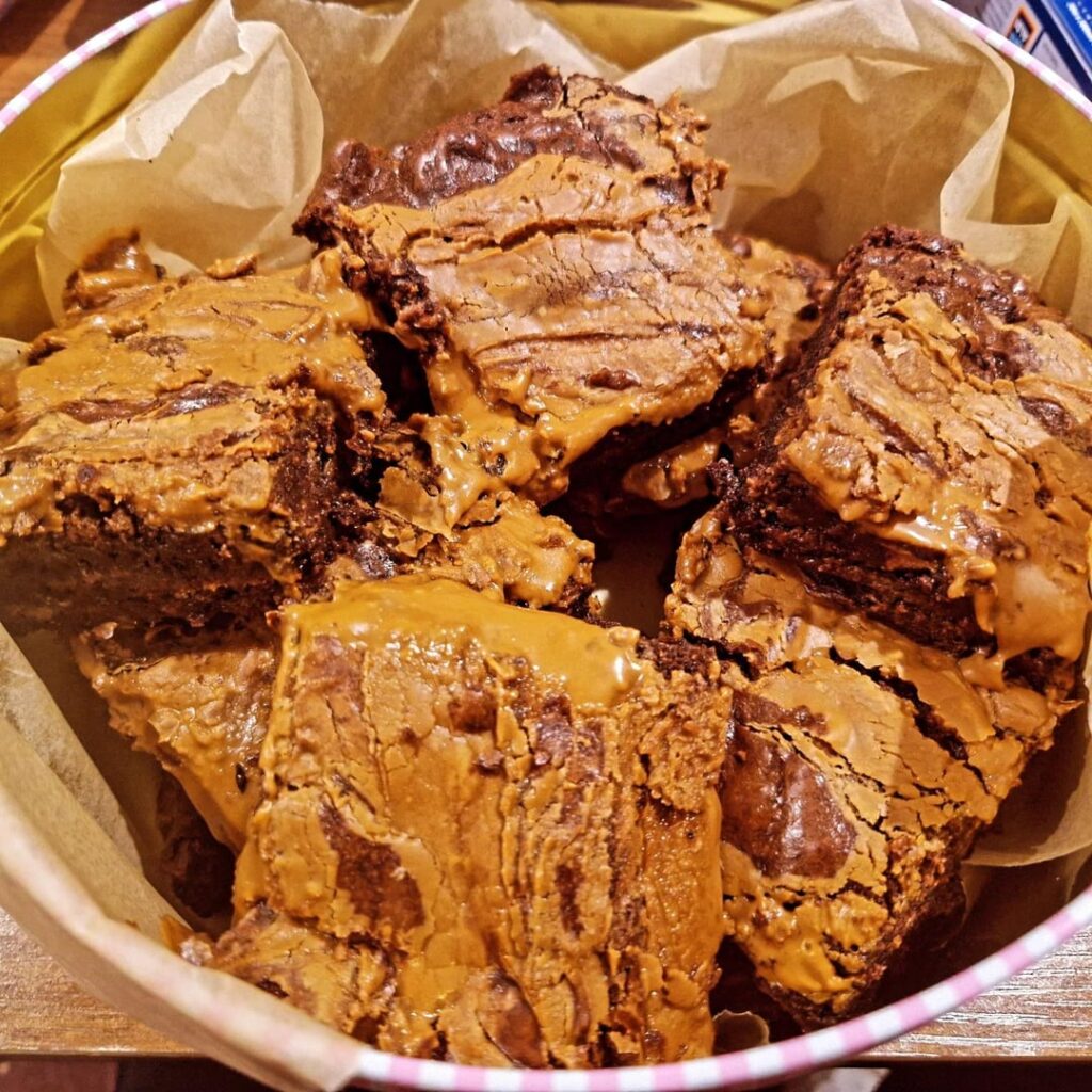 Homemade Biscoff Brownies