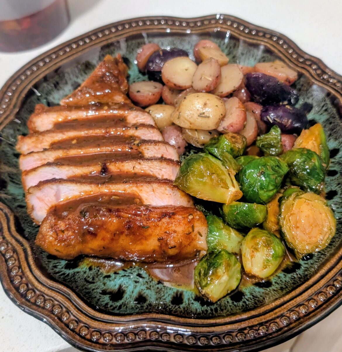 [Homemade] Apple Cider Pork Chops