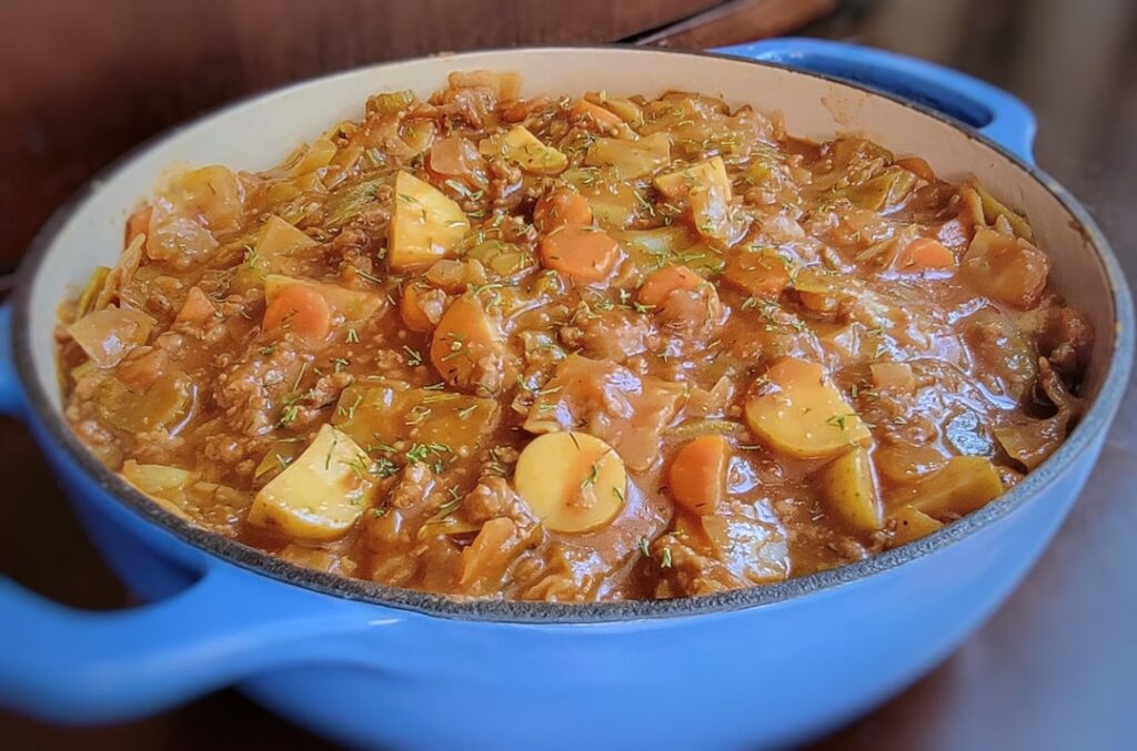 Hearty (not) Beef & Cabbage Stew Hearty (not) Beef & Cabbage Stew