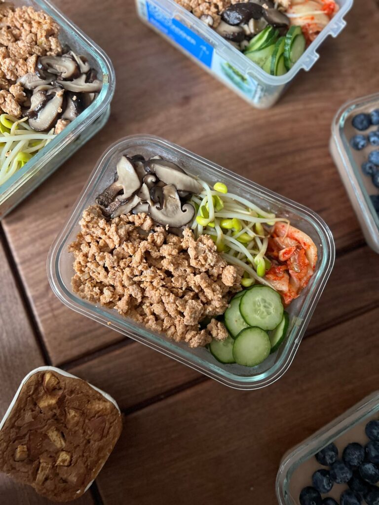 Back in my fav subreddit with my lunch meal prep this week – bibimbap! Back in my fav subreddit with my lunch meal prep this week - bibimbap!