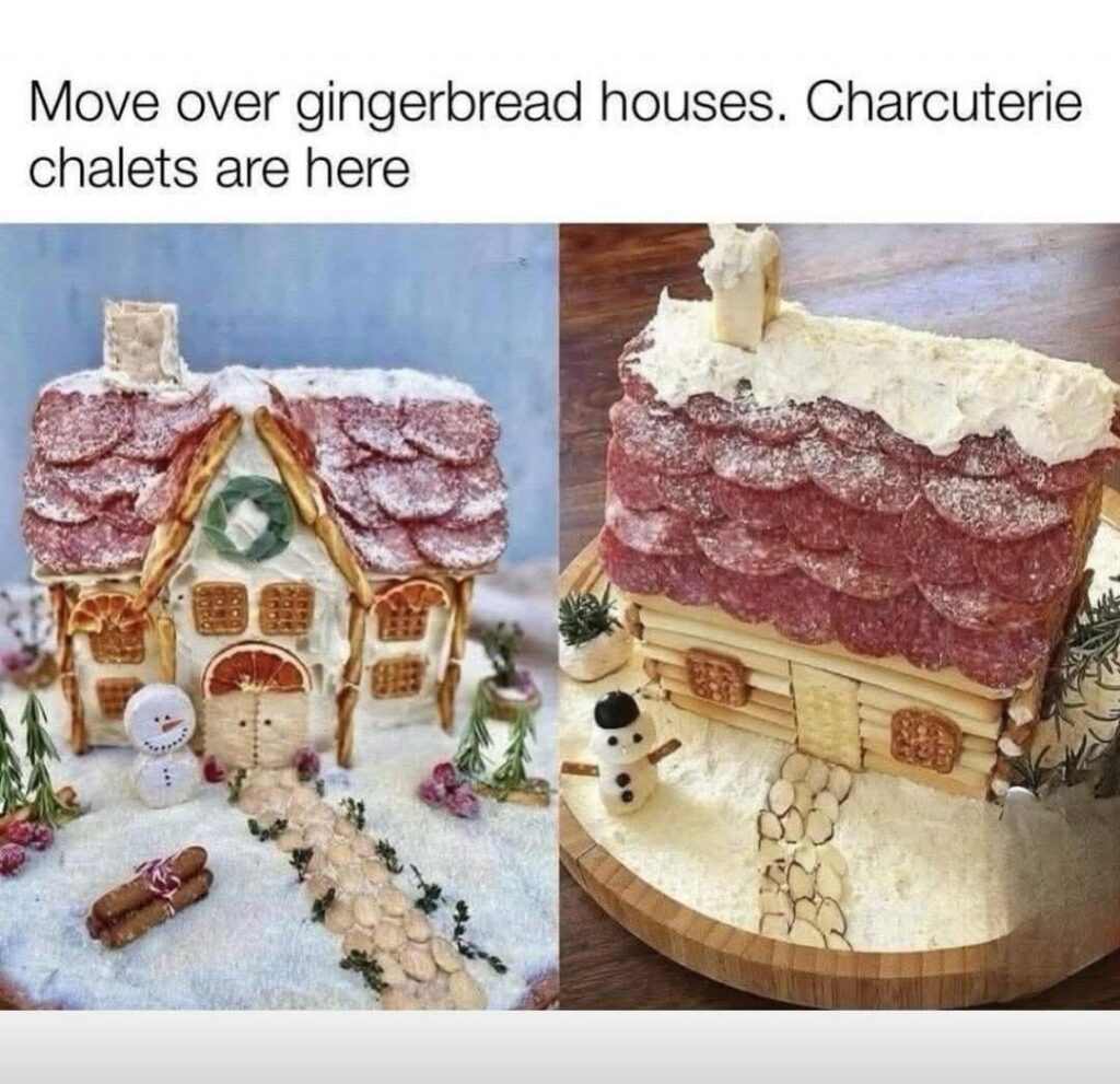 I'd like a charcuterie mansion please