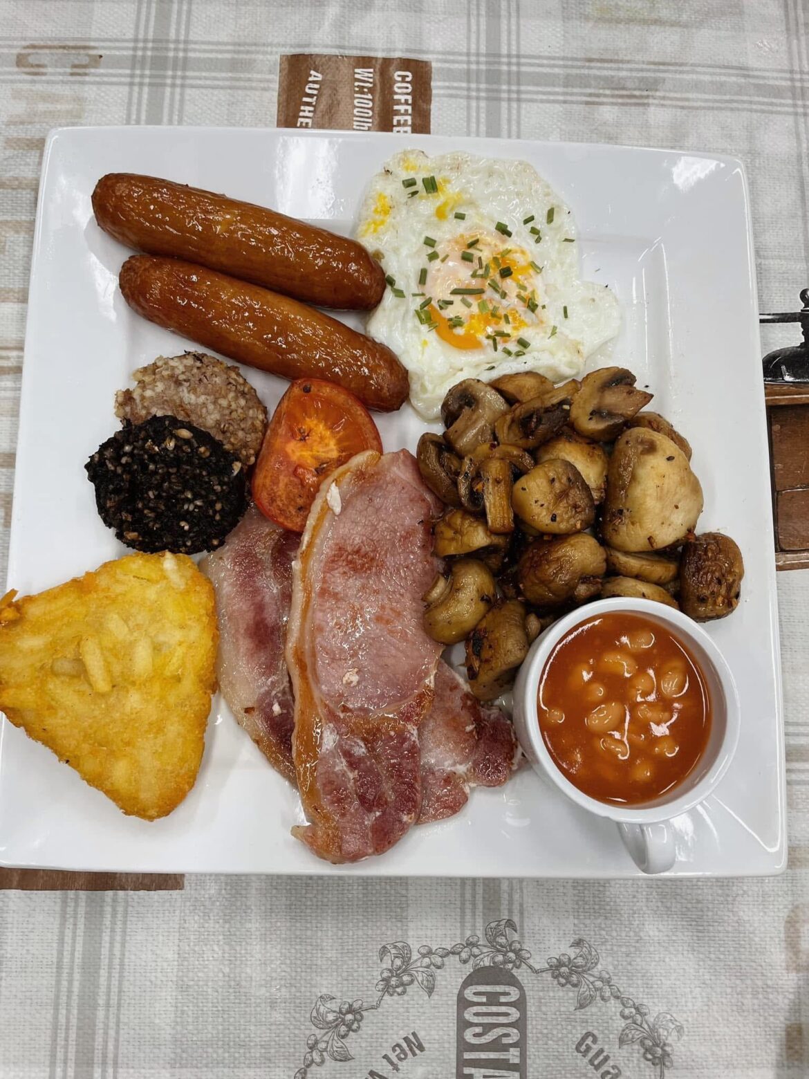 €12 in limerick, Ireland. Came with unlimited tea and toast. More beans came on the side.