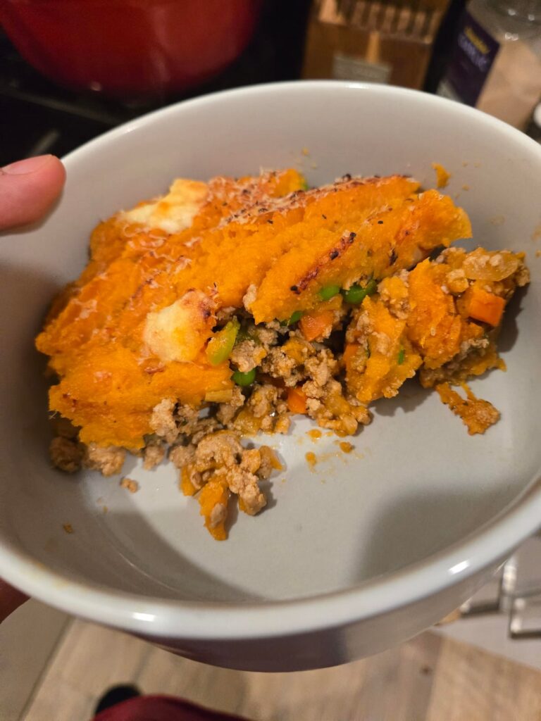 Sweet Potato & Turkey "Shepherds Pie"
