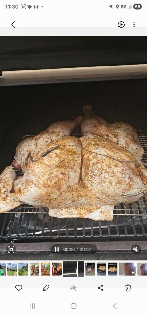 First Turkey on the Traeger